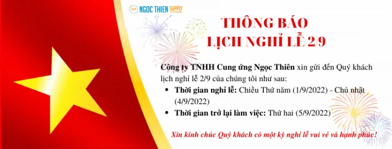 THÔNG BÁO NGHỈ LỄ 2/9