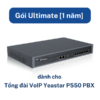 Gói Ultimate [1 năm] cho Tổng đài VoIP Yeastar P550 PBX