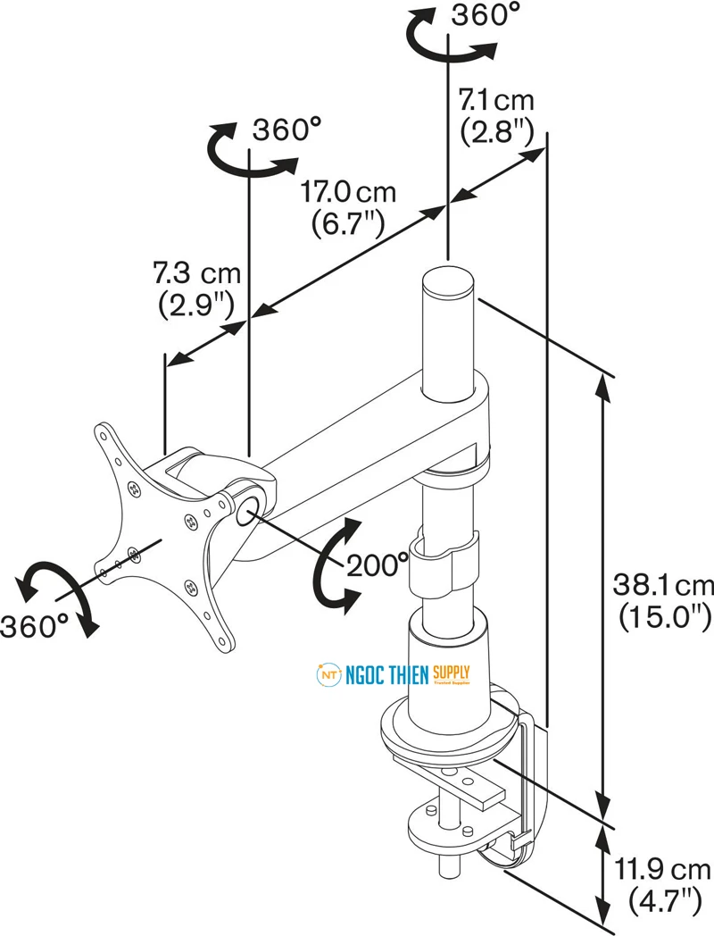 Giá treo màn hình PC Vogel's PFD 8522