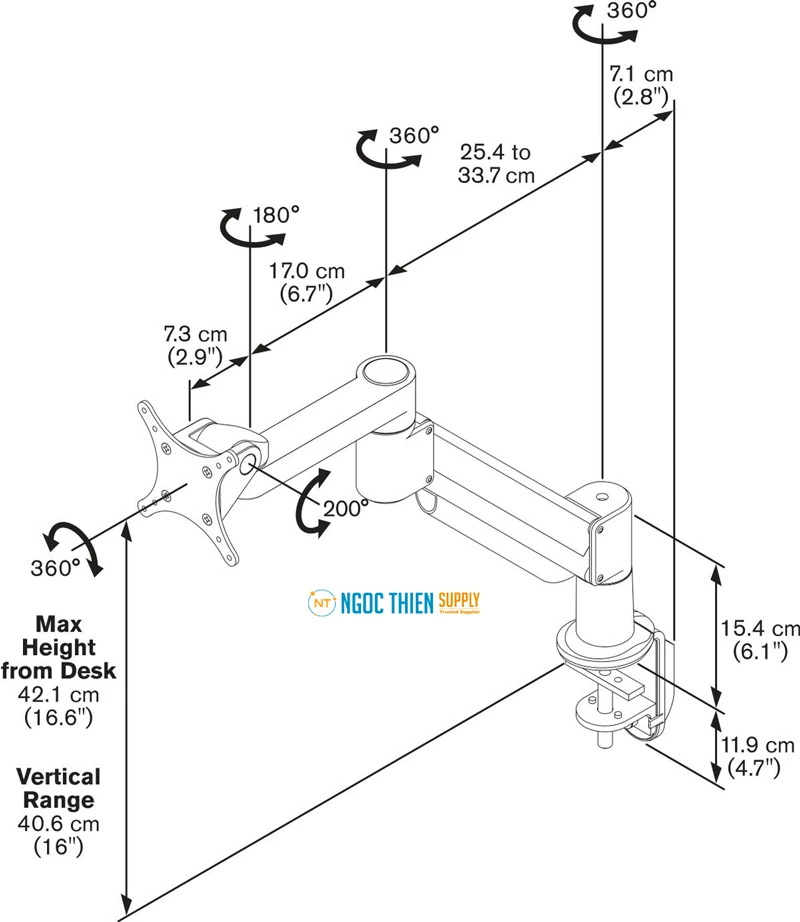 Giá treo màn hình PC Vogel's PFD 8541