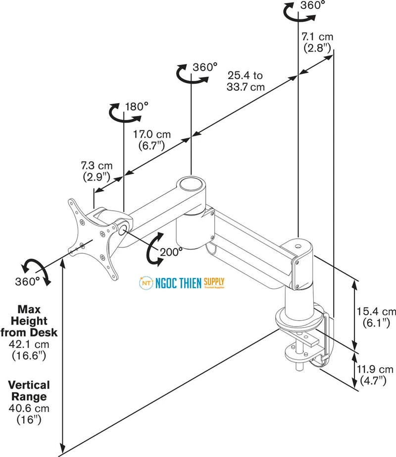 Giá treo màn hình PC Vogel's PFD 8543