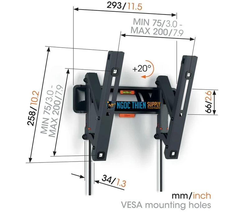 Giá treo TV nghiêng Vogel's TVM 3215