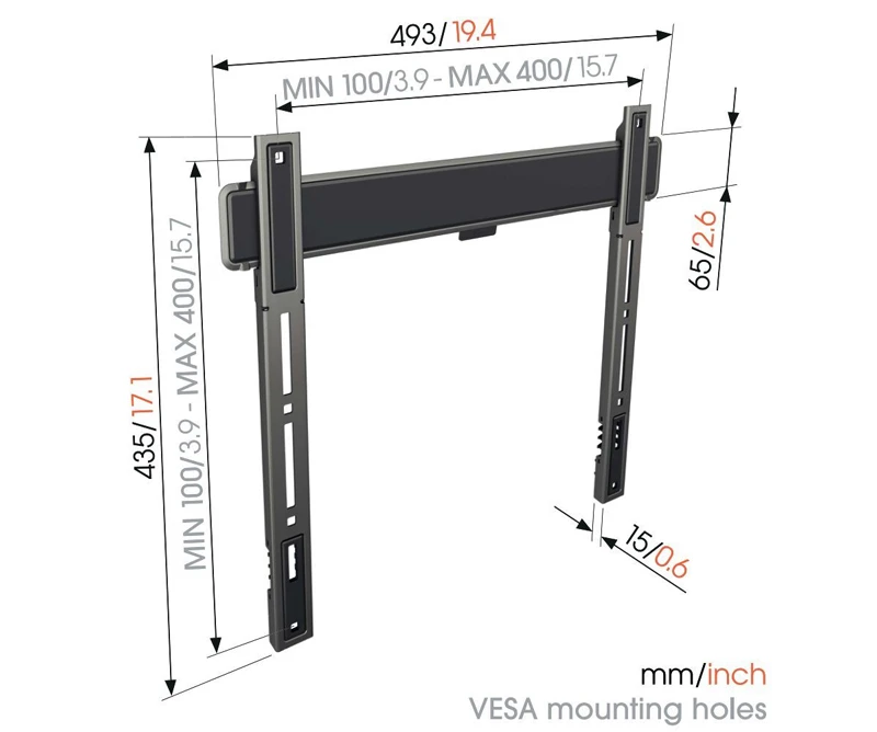 Giá đỡ tivi treo tường Vogel's TVM 5405