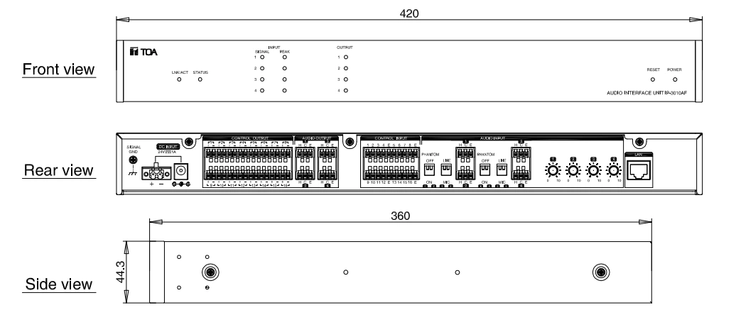 IP-3010 AF specifications