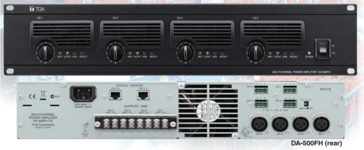 Mặt trước và mặt sau của DA-500FH-CE301