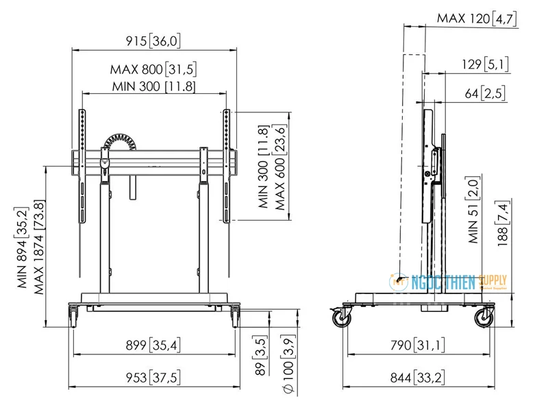 Giá đỡ màn hình Vogel's RISE 5205