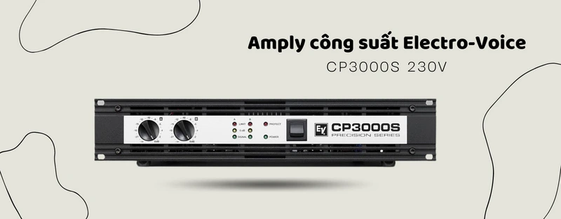 amply công suất ev cp3000s
