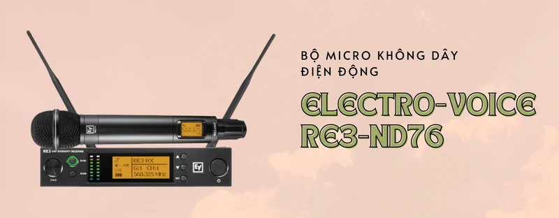 bộ micro không dây electro-voice re3-nd76