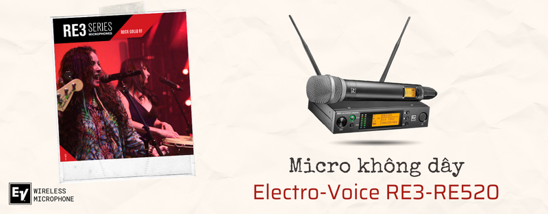 bộ micro không dây electro-voice re3-re520