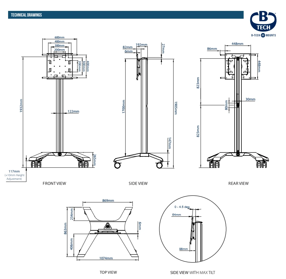 Bảng vẽ kĩ thuật BT8566/WW