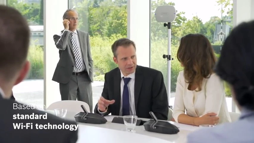 Sử dụng BOSCH DCNM-WDE trong cuộc họp