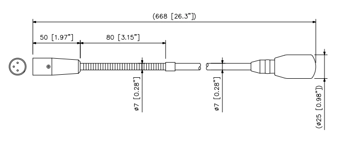 Thông số kĩ thuật Micro cần dài TS-D1000-M2