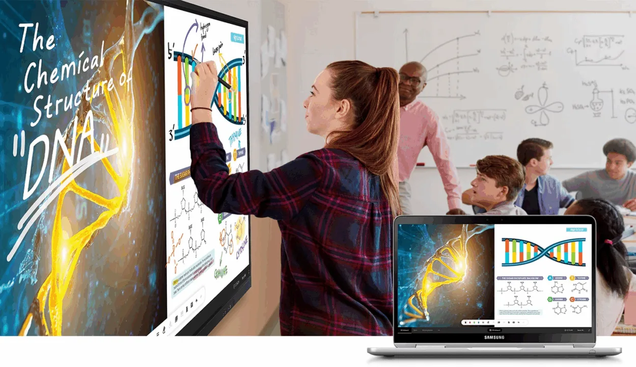 Viết thoải mái trên Samsung Flip WM85R 85 inch