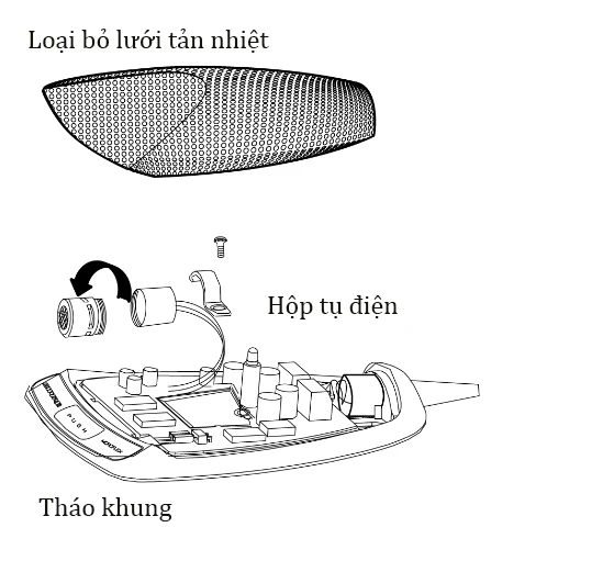cách thảo hộp tụ điện mx393