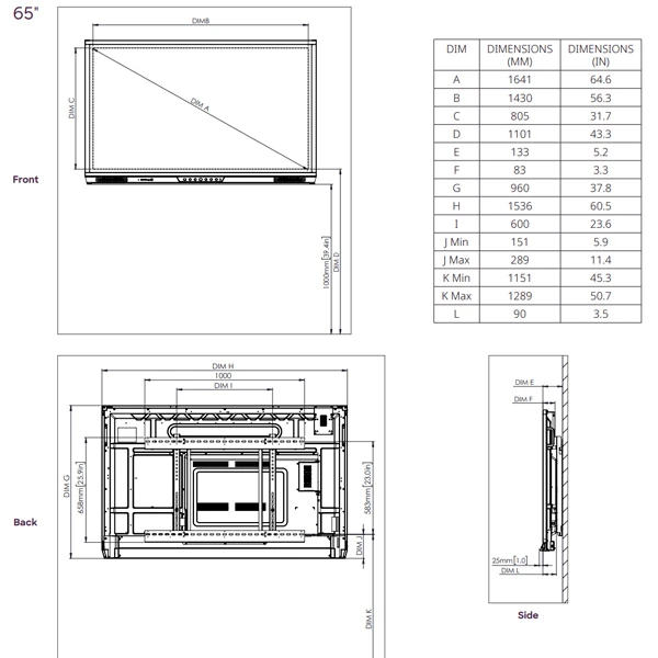 thông số kỹ thuật promethean activpanel cobalt
