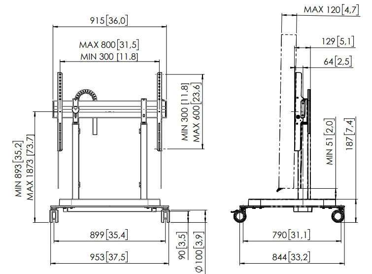 thông số vogel's rise 5305