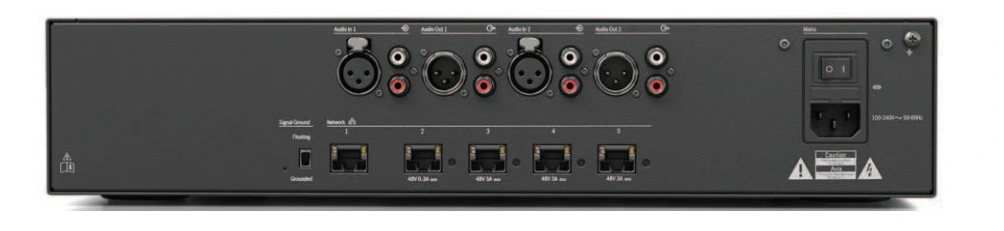 Mặt sau Bộ chuyển mạch cấp nguồn và xử lý âm DCNM-APS2