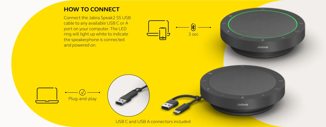 cách kết nối jabra speak2 55 uc