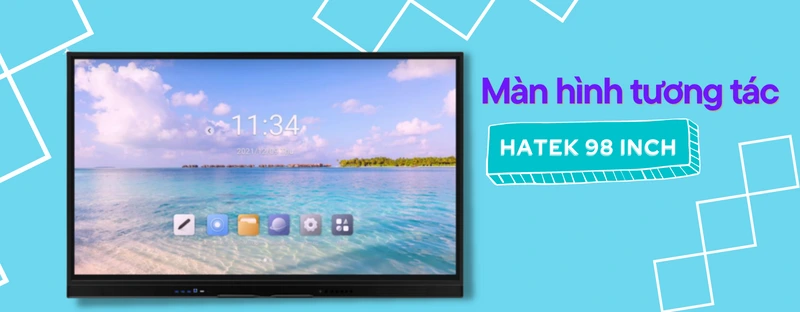 màn hình tương tác hatek 98 inch là gì