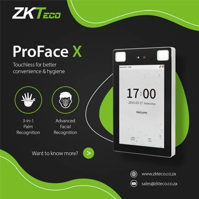 tính năng máy chấm công khuôn mặt zkteco proface x (p)