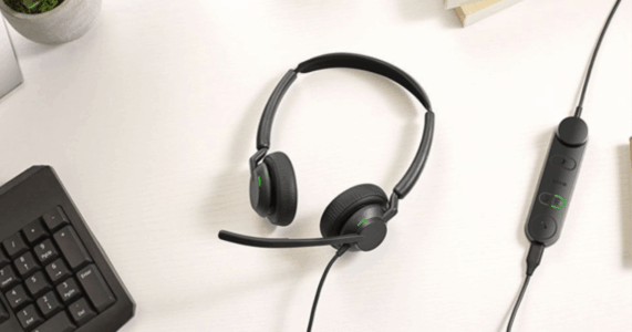 Jabra Engage 50 II USB-A UC Stereo - Tai nghe call center cho doanh nghiệp 2025 BalancedVoice™ chống mệt mỏi khi nghe lâu