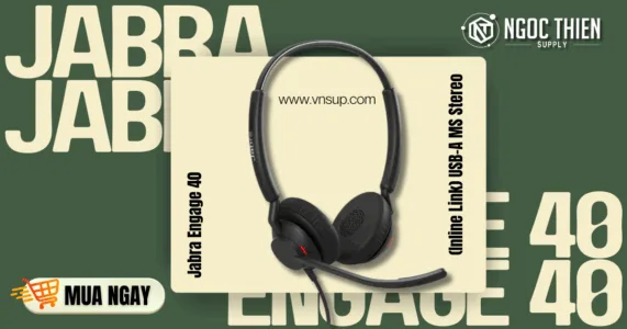 Jabra Engage 40 Inline Link USB-A UC Stereo