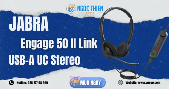Tai nghe Jabra Engage 50 II Link USB-A UC Stereo
