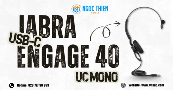 Tai nghe call center Jabra Engage 40 USB-C UC Mono
