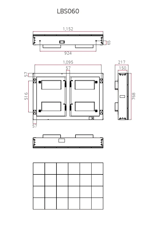 Thông số kĩ thuật LBS060DA4D