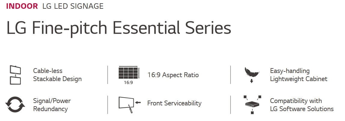 Tính năng Dòng sản phẩm Fine-Pitch Essential
