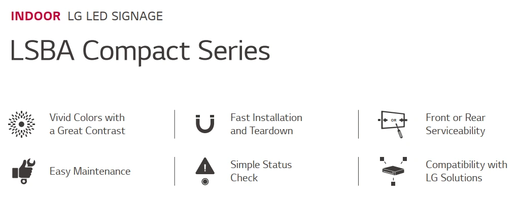 Tính năng LSBA Compact Series