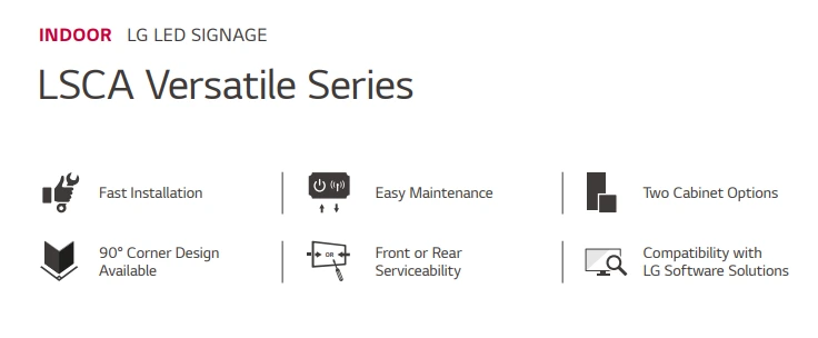 Tính năng dòng màn hình LG LSCA