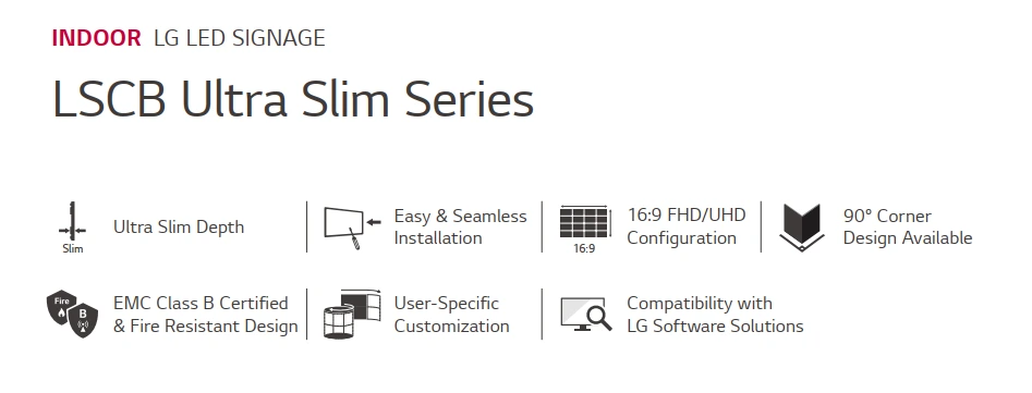 Tính năng dòng màn hình LG siêu mỏng