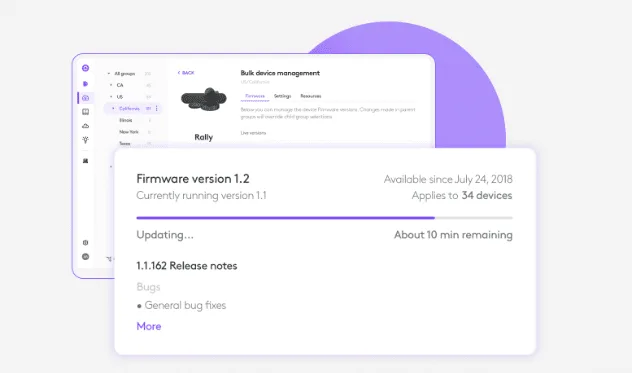 Định cấu hình và cập nhật thiết bị