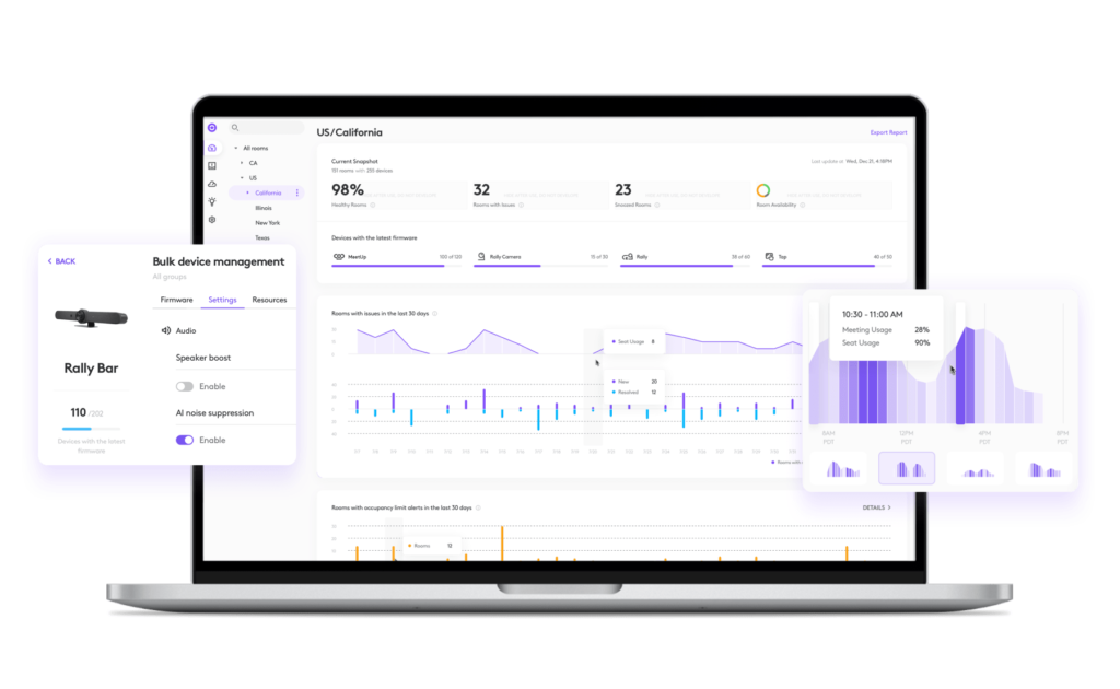 Phần mềm quản lý thiết bị hội nghị video logitech sync
