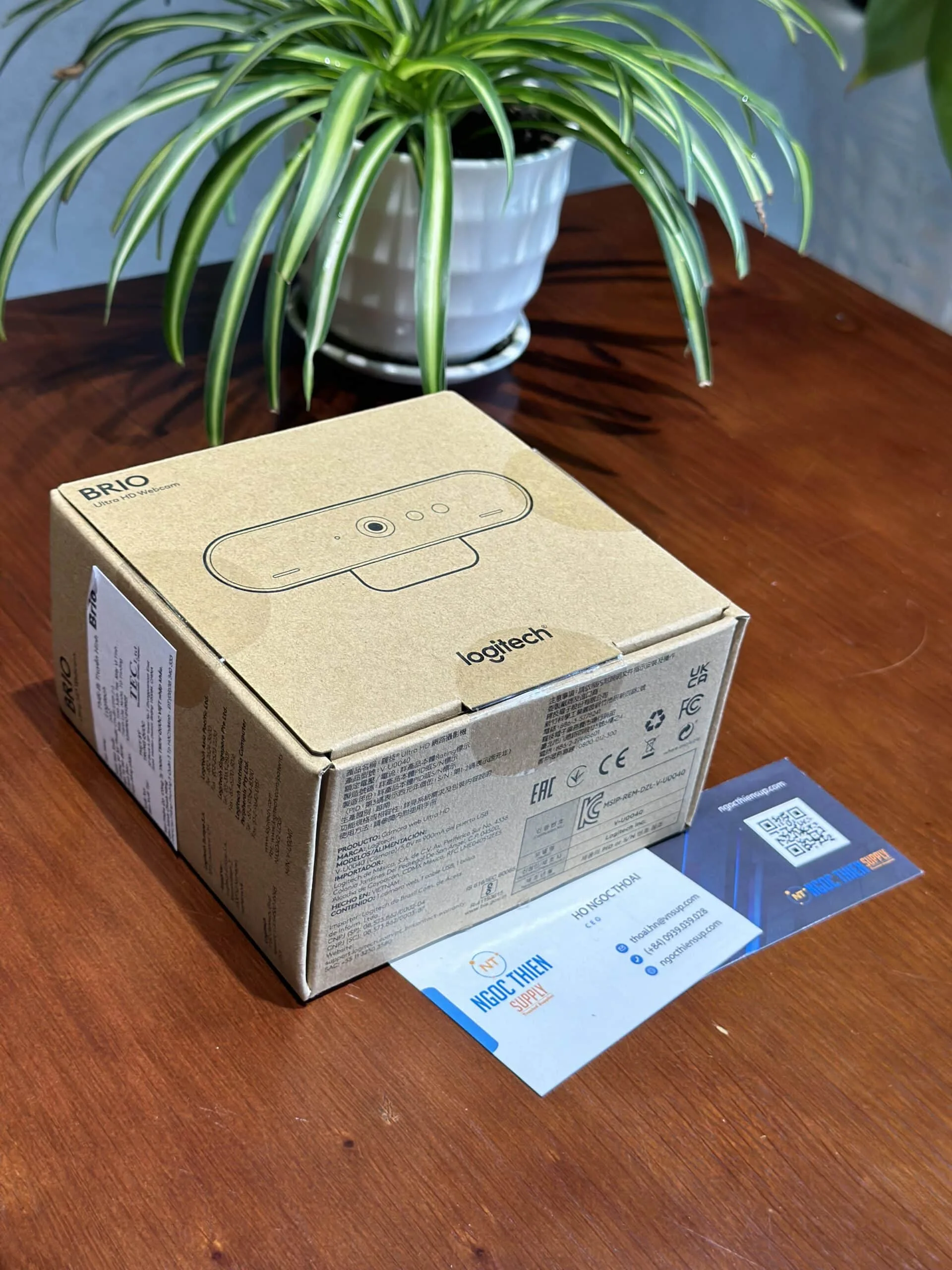 WEBCAM LOGITECH BRIO ULTRA HD PRO