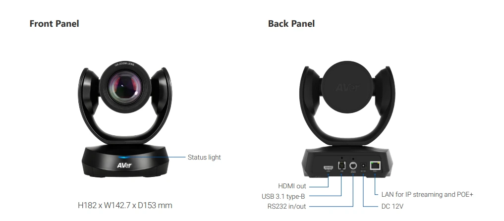 mat truoc va sau cua cam520 pro 3