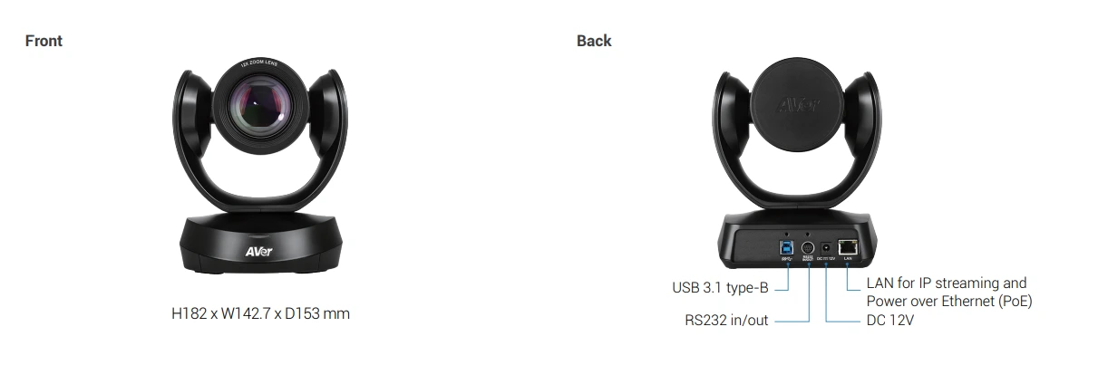 mat truoc va sau cua cam520 pro2