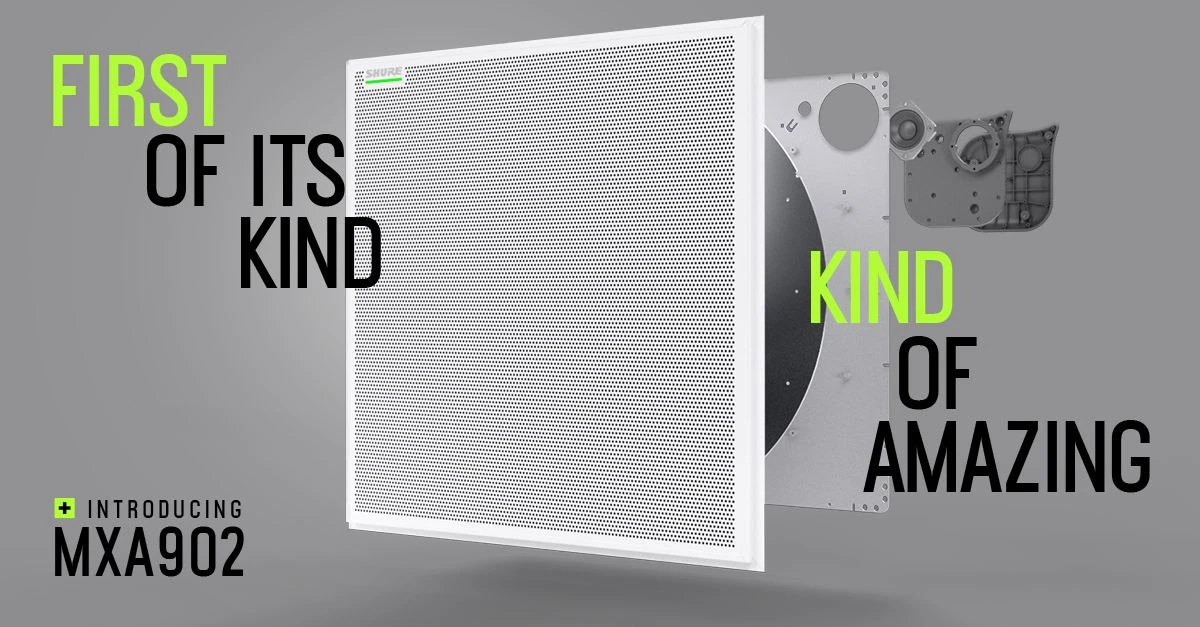 loa âm trần tích hợp shure mxa902 là gì?