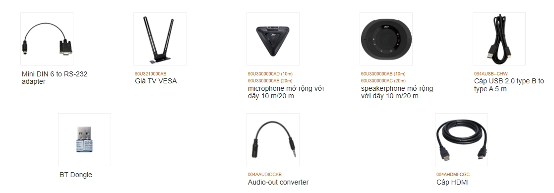 phu kien di cung voi VB350