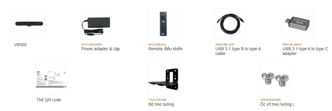 thanh phan dong goi VB350