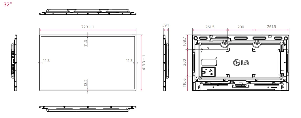 thông số kỹ thuật lg tnf5j 32 inch