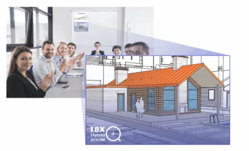 tinh nang Hybrid 18X Zoom cua VB350