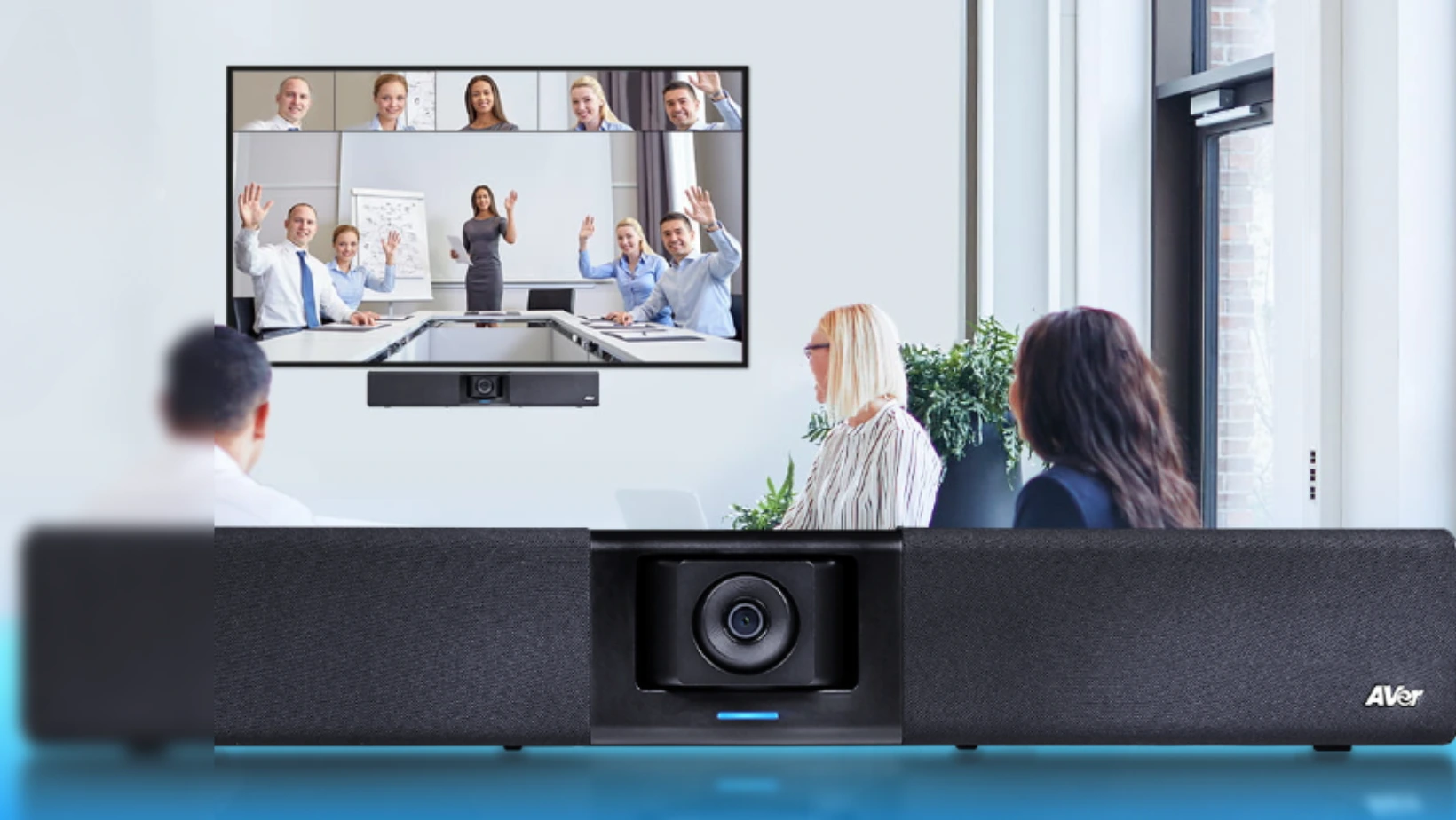 _ung dung Aver VB342 Pro trong phong hop