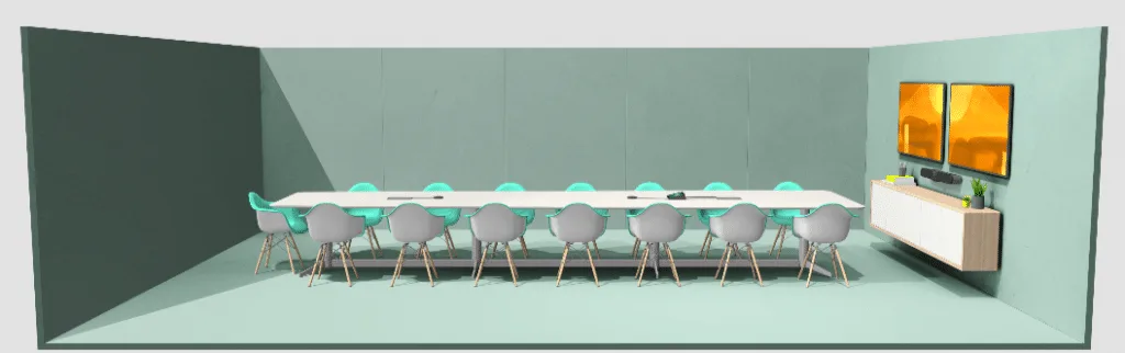 Bộ thiết bị hội nghị truyền hình 20 người trên Ring Central- 01