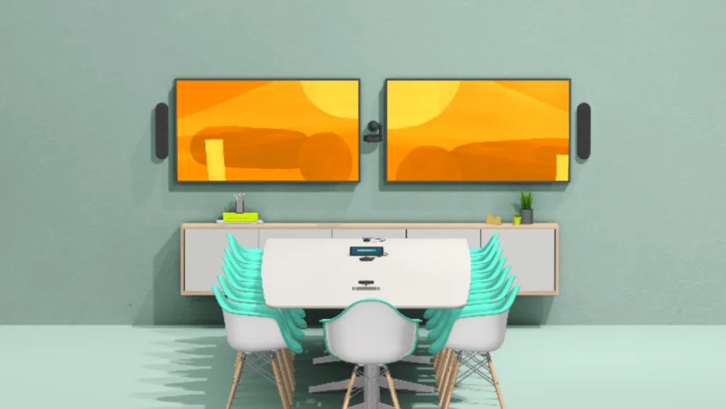 Bộ thiết bị hội nghị truyền hình 20 người trên Ring Central với Rally Plus