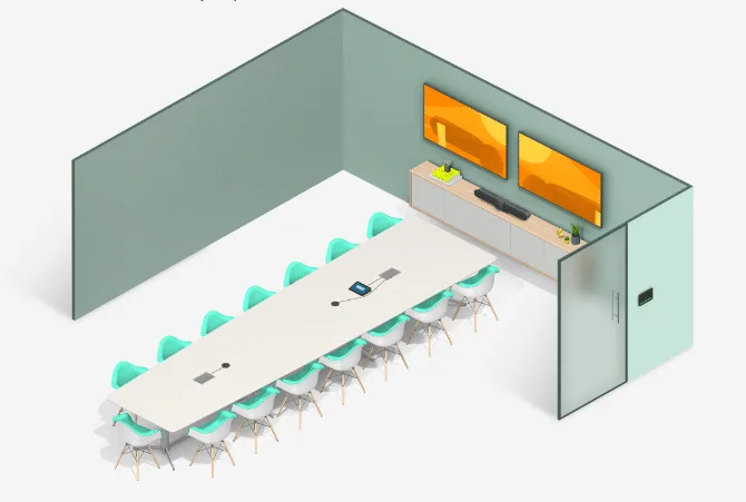 Bộ thiết bị hội nghị truyền hình 20 người trên Ring Central