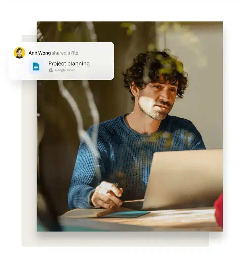 a man working with ringcentral