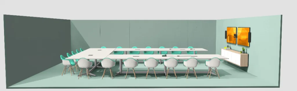 bộ thiết bị hội nghị truyền hình 46 người trên Ring Central dựa trên thiết bị 01