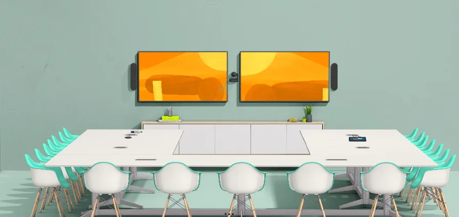 bộ thiết bị hội nghị truyền hình 46 người trên Ring Central dựa trên thiết bị